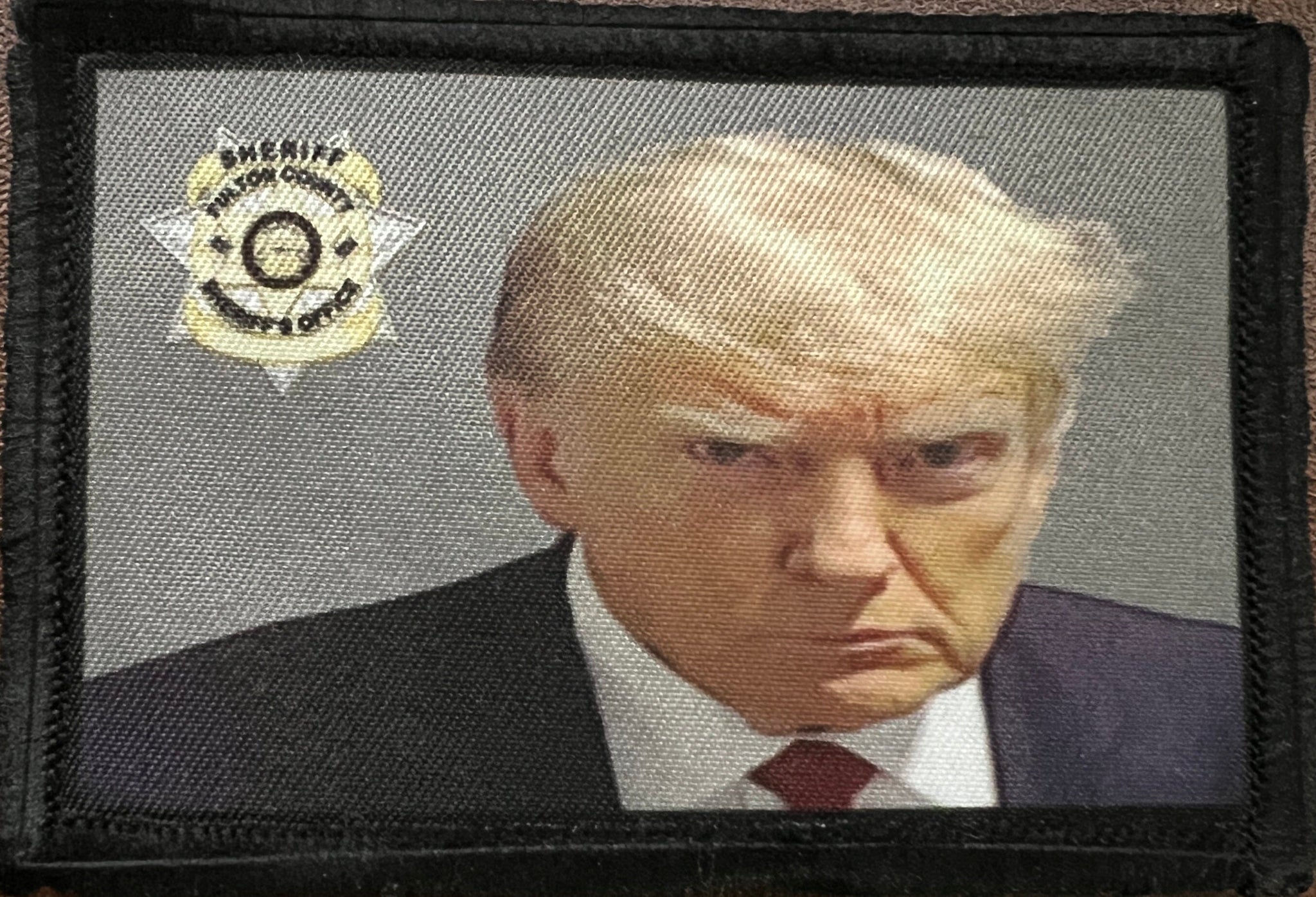 Trump Mug Shot Morale Patch Morale Patches Redheaded T Shirts 