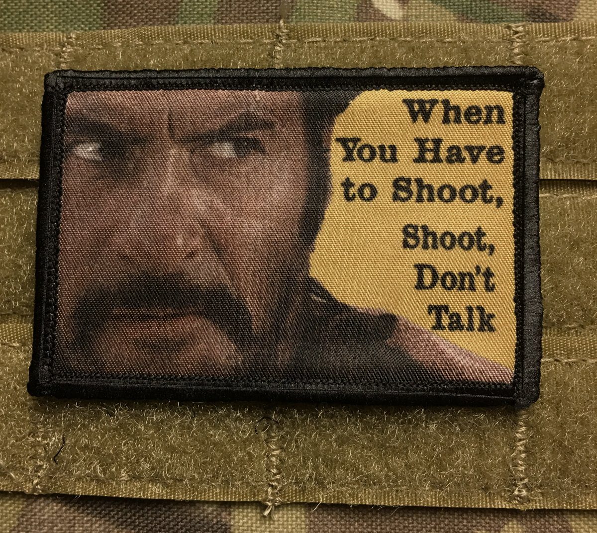 Tuco Ramirez "Shoot" Velcro Morale Patch Morale Patches Redheaded T Shirts 