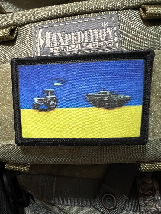 Ukraine Tractor Pull Russian Tank Morale patch