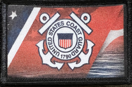 US Coast Guard Morale Patch  Custom Velcro Morale Patches