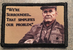 US Marines WWII Chesty Puller Morale Patch Morale Patches Redheaded T Shirts 
