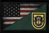 USA Flag / De Oppresso Liber Morale Patch Morale Patches Redheaded T Shirts 