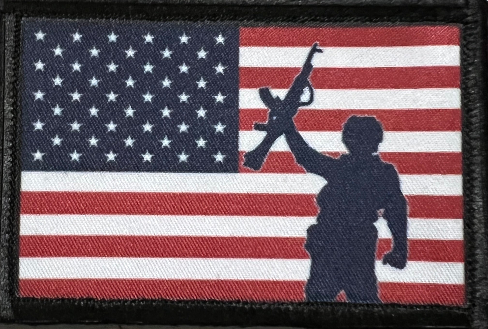 USA Flag Red Dawn Wolverines Ukraine Morale Patch