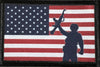 USA Flag Red Dawn Wolverines Morale Patch 