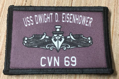 USS Eisenhower Purple Shirt Boatswain's Mate Morale Patch Morale Patches Redheaded T Shirts 