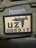 UZI Does It Morale Patch Morale Patches Redheaded T Shirts 