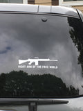Vinyl Decal FN FAL "Right Arm of the Free World" VINYL DECAL Redheaded T Shirts 