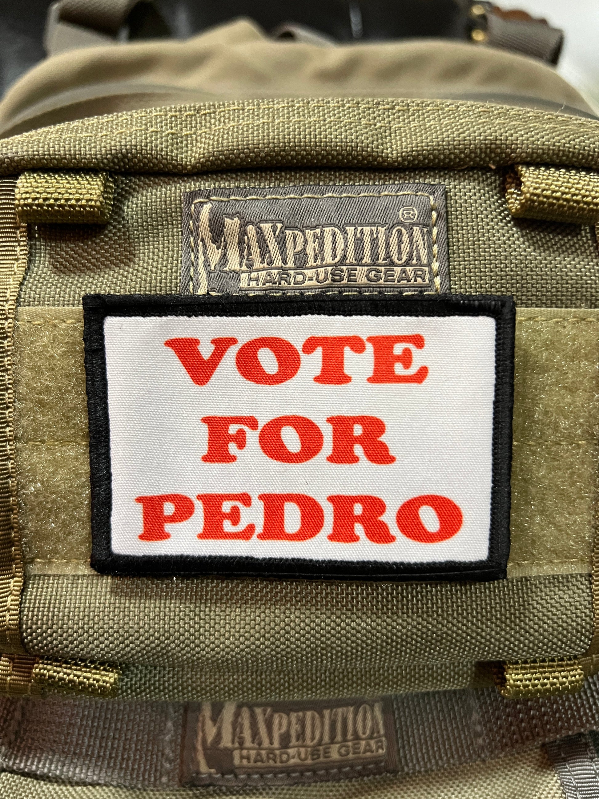 Vote for Pedro Napoleon Dynamite Morale Patch Morale Patches Redheaded T Shirts 