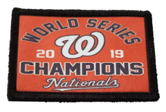 Washington Nationals World Series 2019 Champions Morale Patch Morale Patches Redheaded T Shirts 