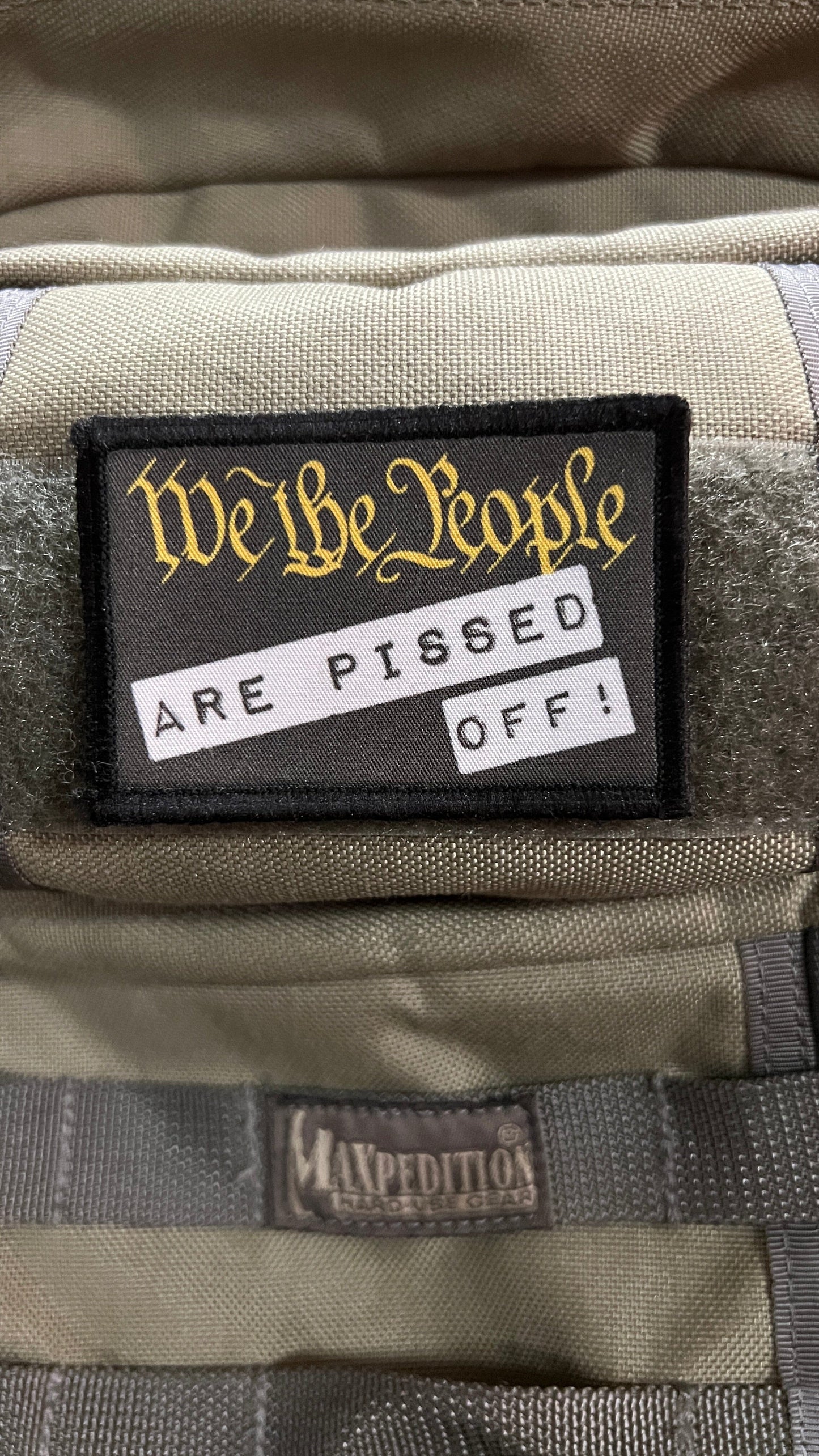 We The People Are Pissed Off Morale Patch Morale Patches Redheaded T Shirts 