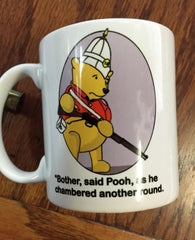 Winnie the Pooh with Martini Henry Coffee / Tea Mug Coffee Mugs Redheaded T Shirts 