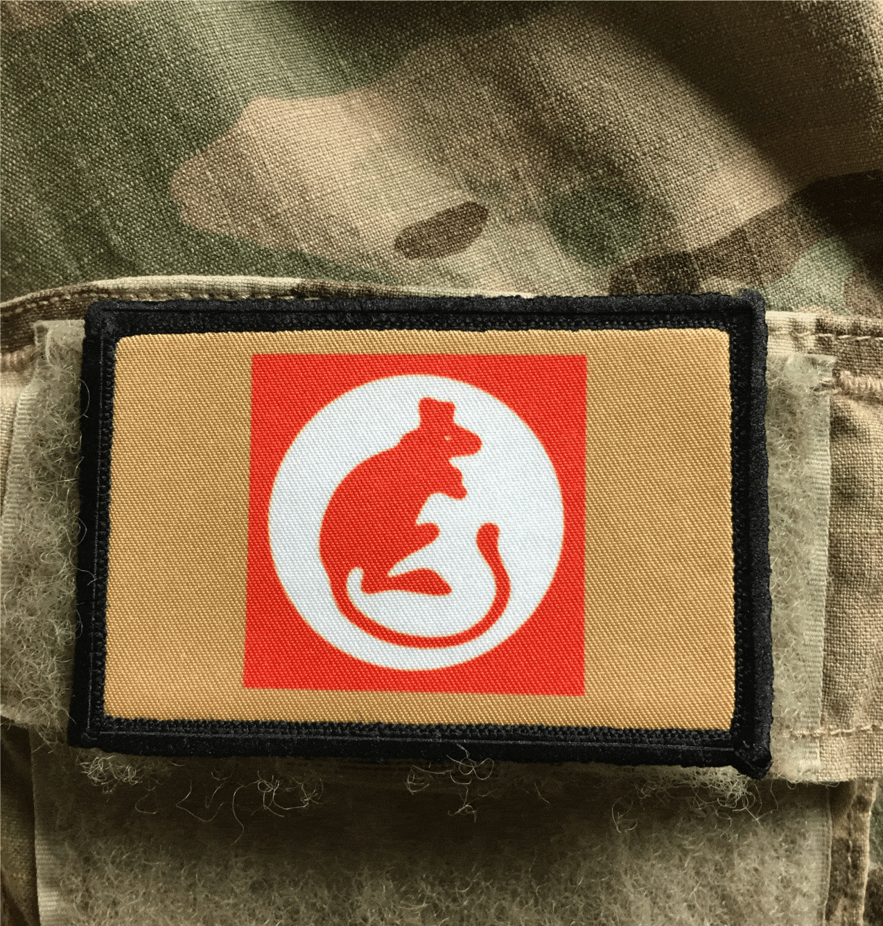 WWII Desert Rats Morale Patch Morale Patches Redheaded T Shirts 