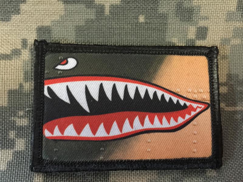 WWII P40 Warhawk Morale Patch Morale Patches Redheaded T Shirts 