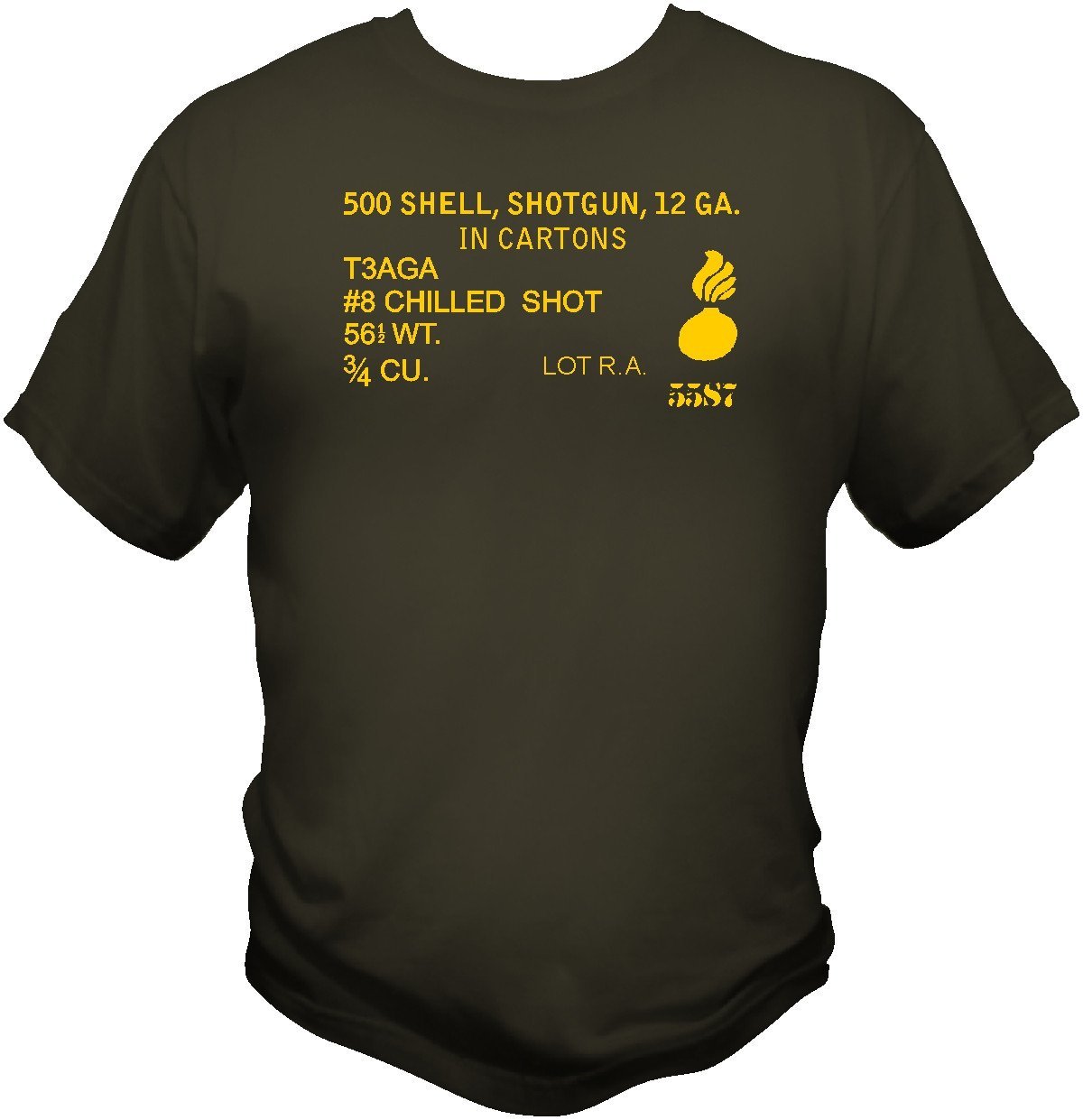 WWII Shotgun Ammo Can T Shirt T Shirts Redheaded T Shirts 