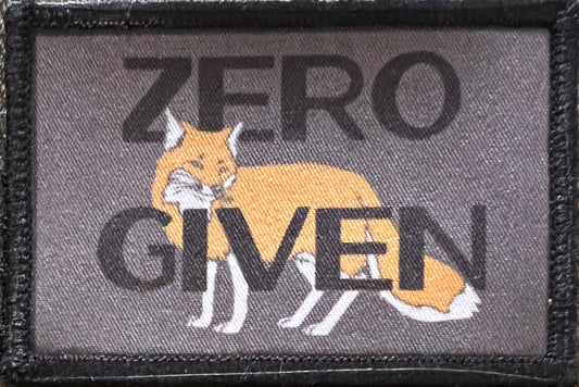 Zero FOX Given Morale Patch Morale Patches Redheaded T Shirts 