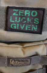 Zero Lucks Given Morale Patch Morale Patches Redheaded T Shirts 