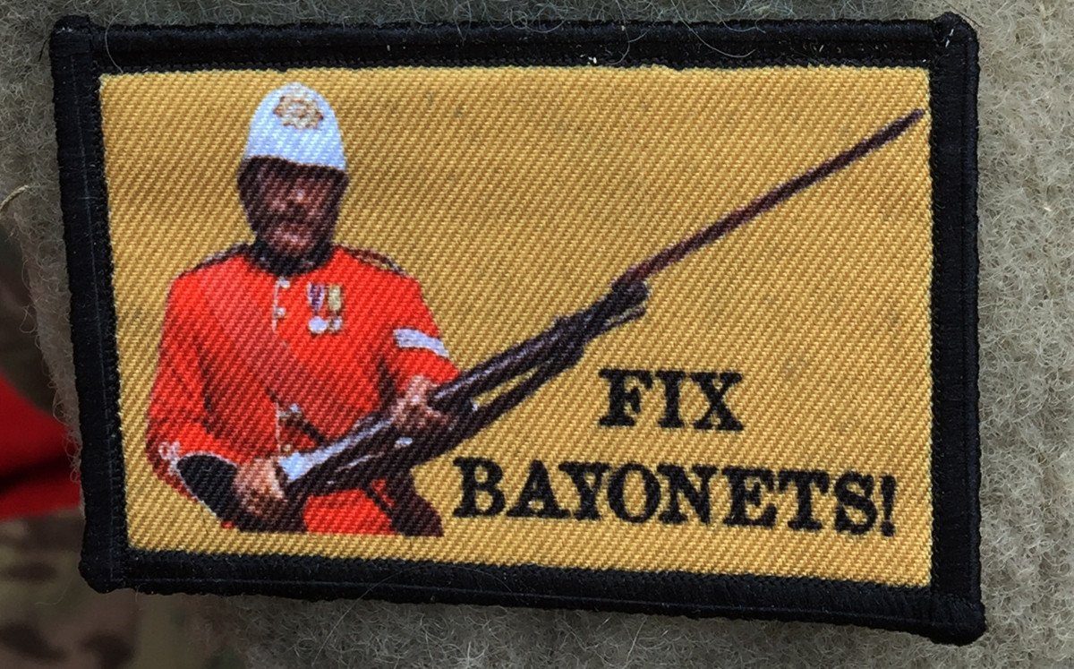 Zulu Movie Fix Bayonets Morale Patch Morale Patches Redheaded T Shirts 